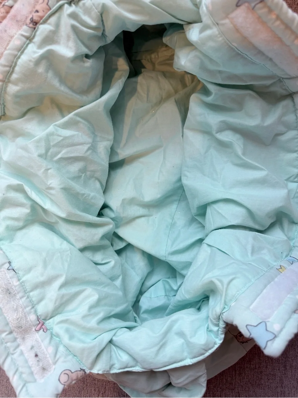 Rare Vintage Precious Moments Diaper Bag Pastel Teddy Bear Balloon Grandmacore